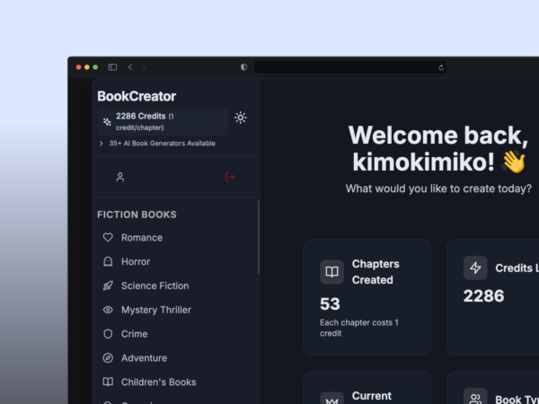 BookCreator AI - Software Hasilkan Buku High Content Guna AI